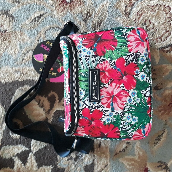 3x*Host Pick*Betsey Johnson cube lunch bag - Picture 1 of 16